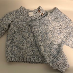 Blue 3 Month Sweater Outfit